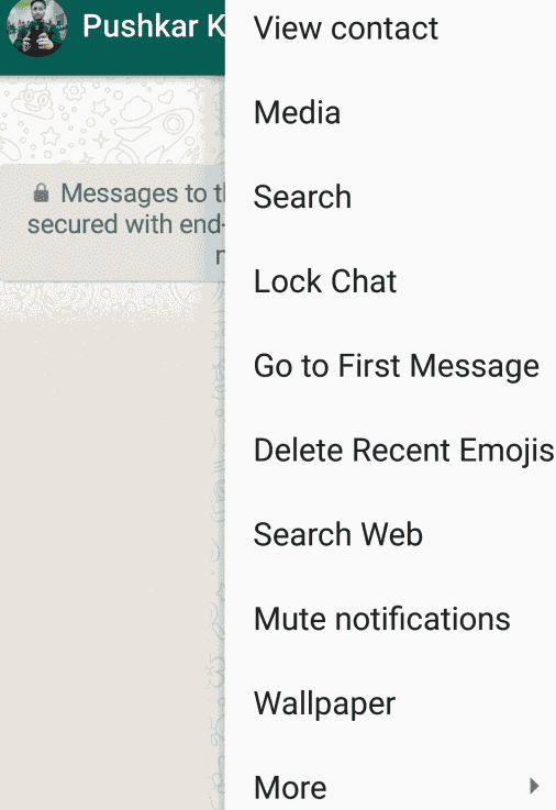 Hide Messages and Download Status